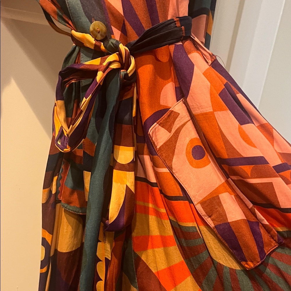 FARM Rio Colorful Long Sleeve Dress - Picture 3 of 6